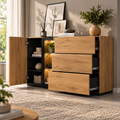 Buffet Arven — Bois Naturel & Élégance Contemporaine