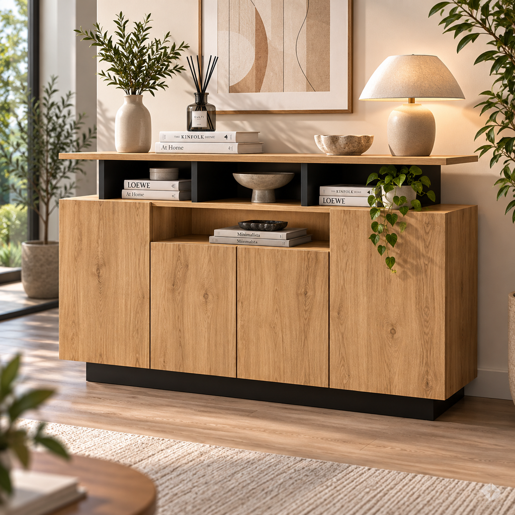 Buffet Elara — Bois Naturel & Design Contemporain