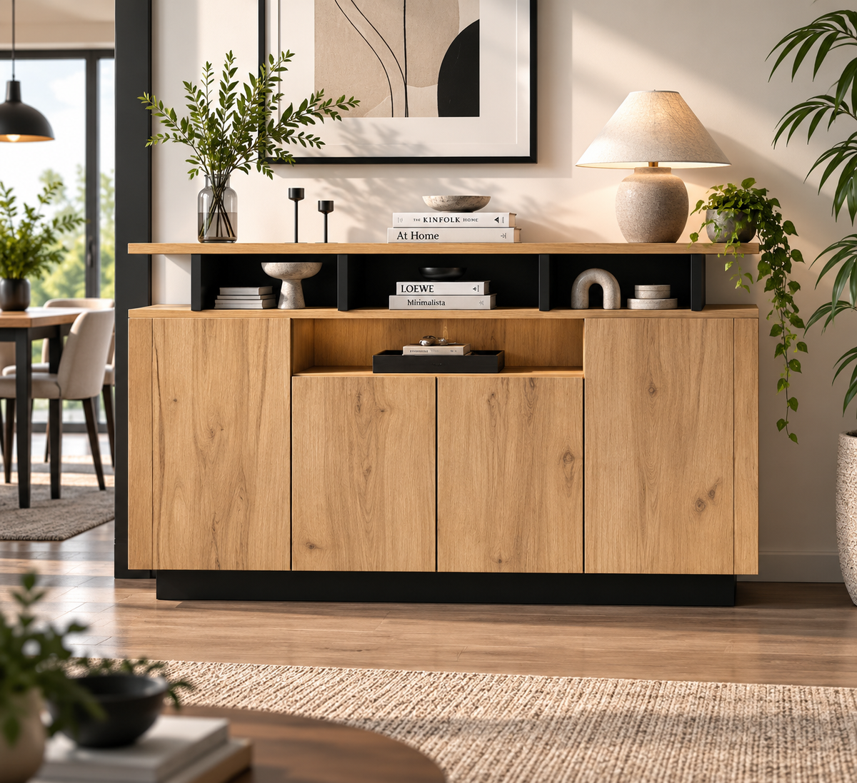 Buffet Elara — Bois Naturel & Design Contemporain