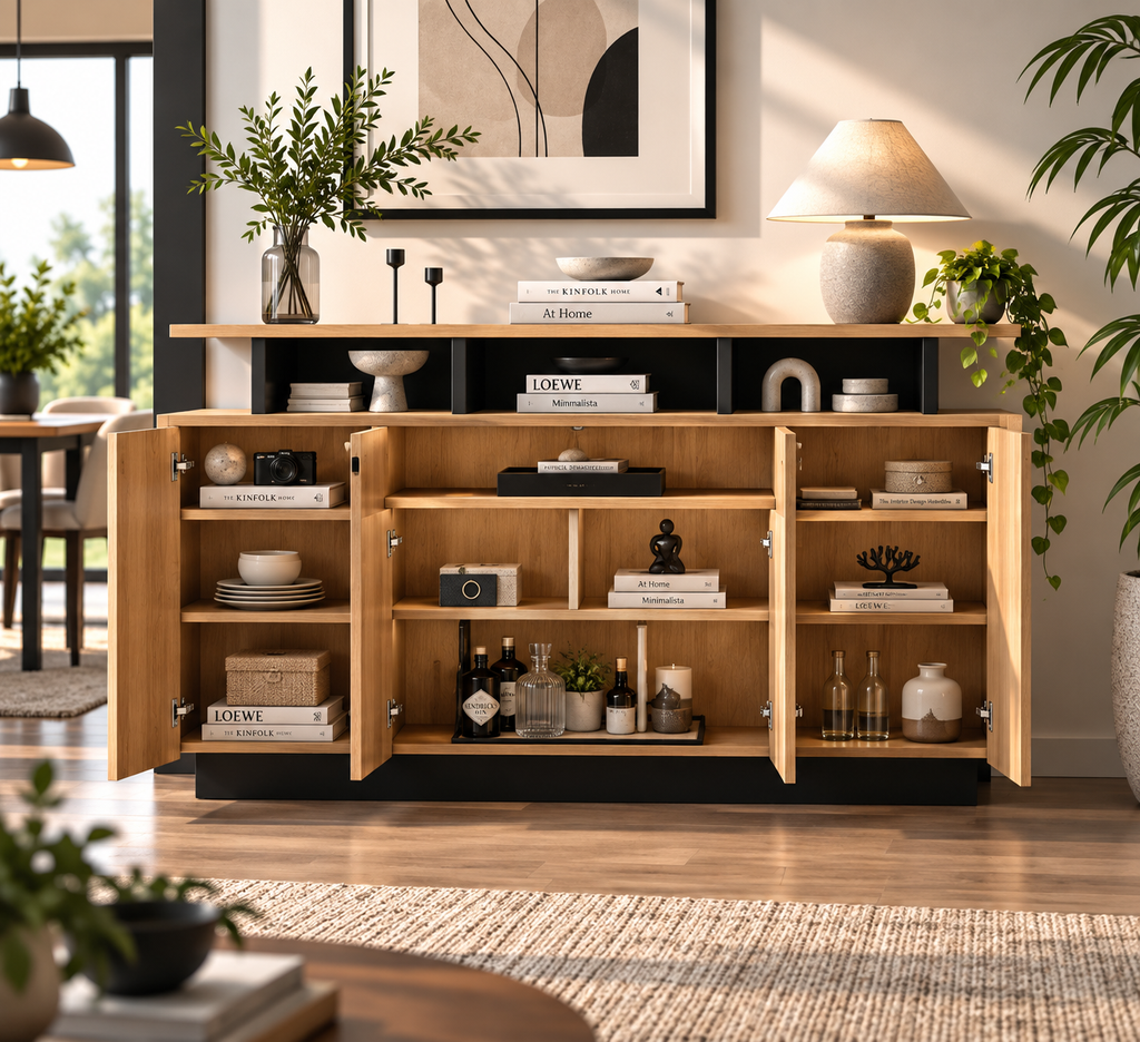 Buffet Elara — Bois Naturel & Design Contemporain