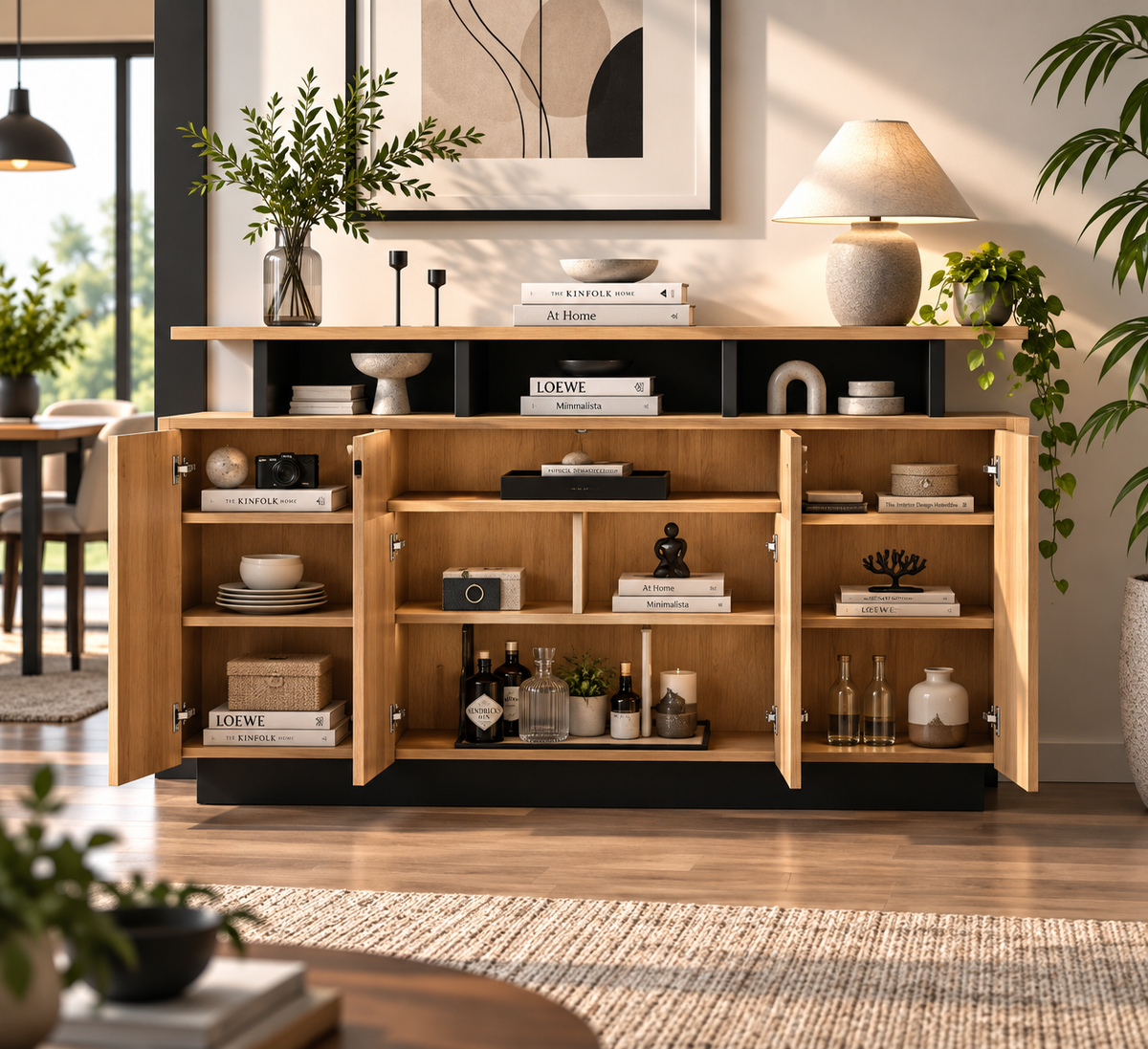 Buffet Elara — Bois Naturel & Design Contemporain