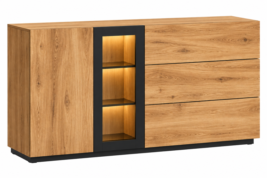 Buffet Arven — Bois Naturel & Élégance Contemporaine