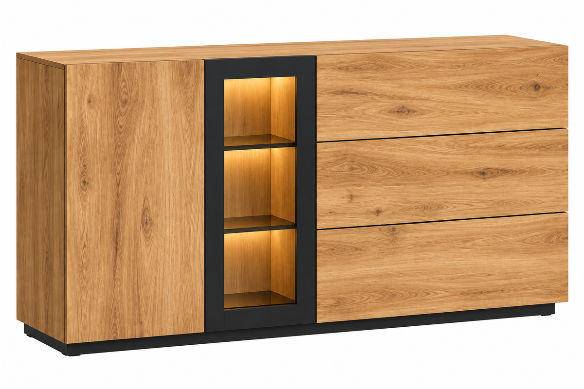 Buffet Arven — Bois Naturel & Élégance Contemporaine