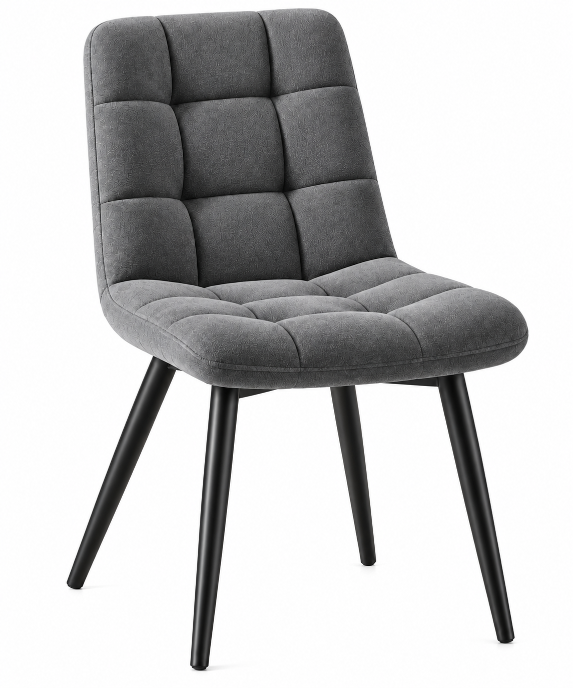 Chaise Elora — Lot de 4 | Velours Capitonné