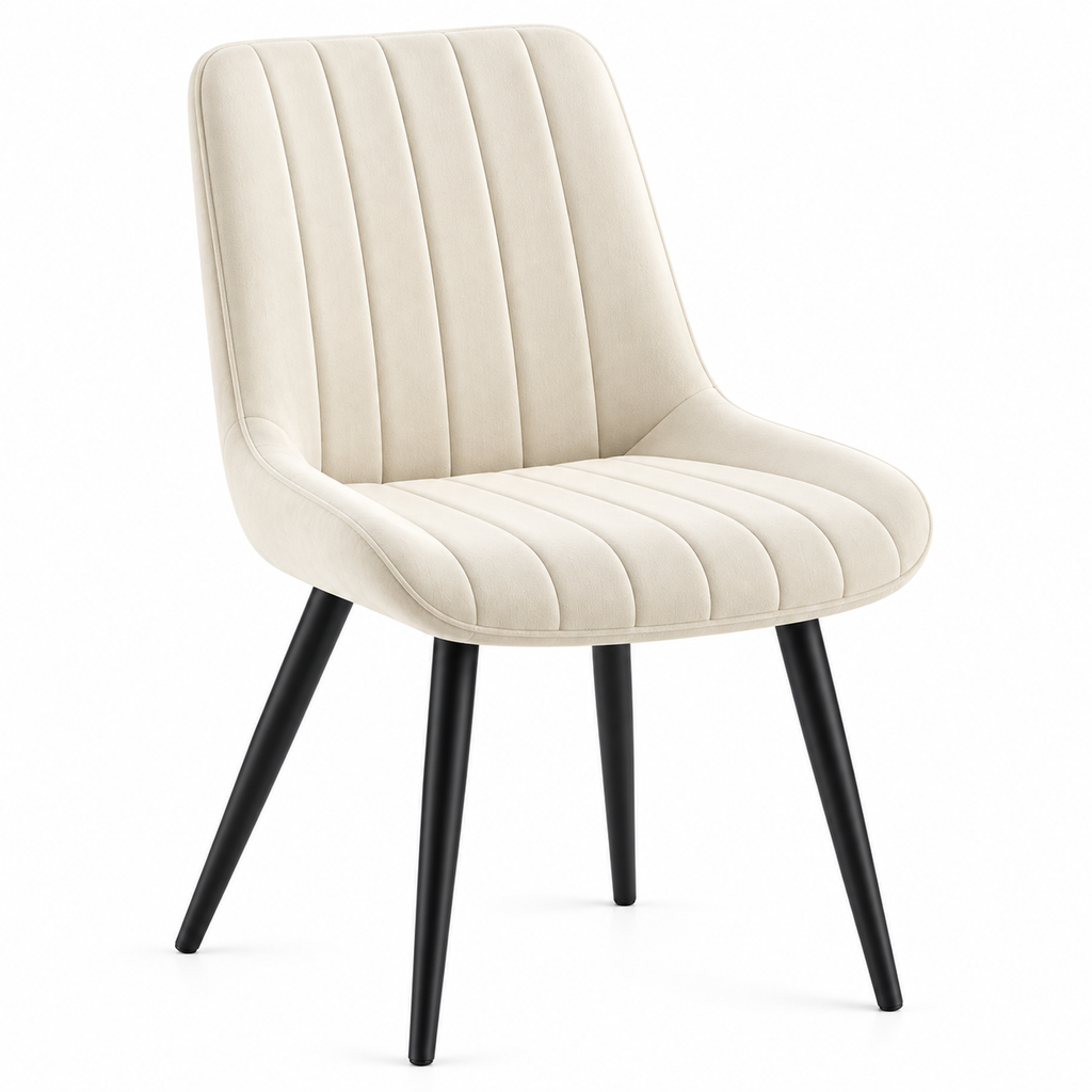 Chaise Livia — Lot de 4 | Velours & Confort